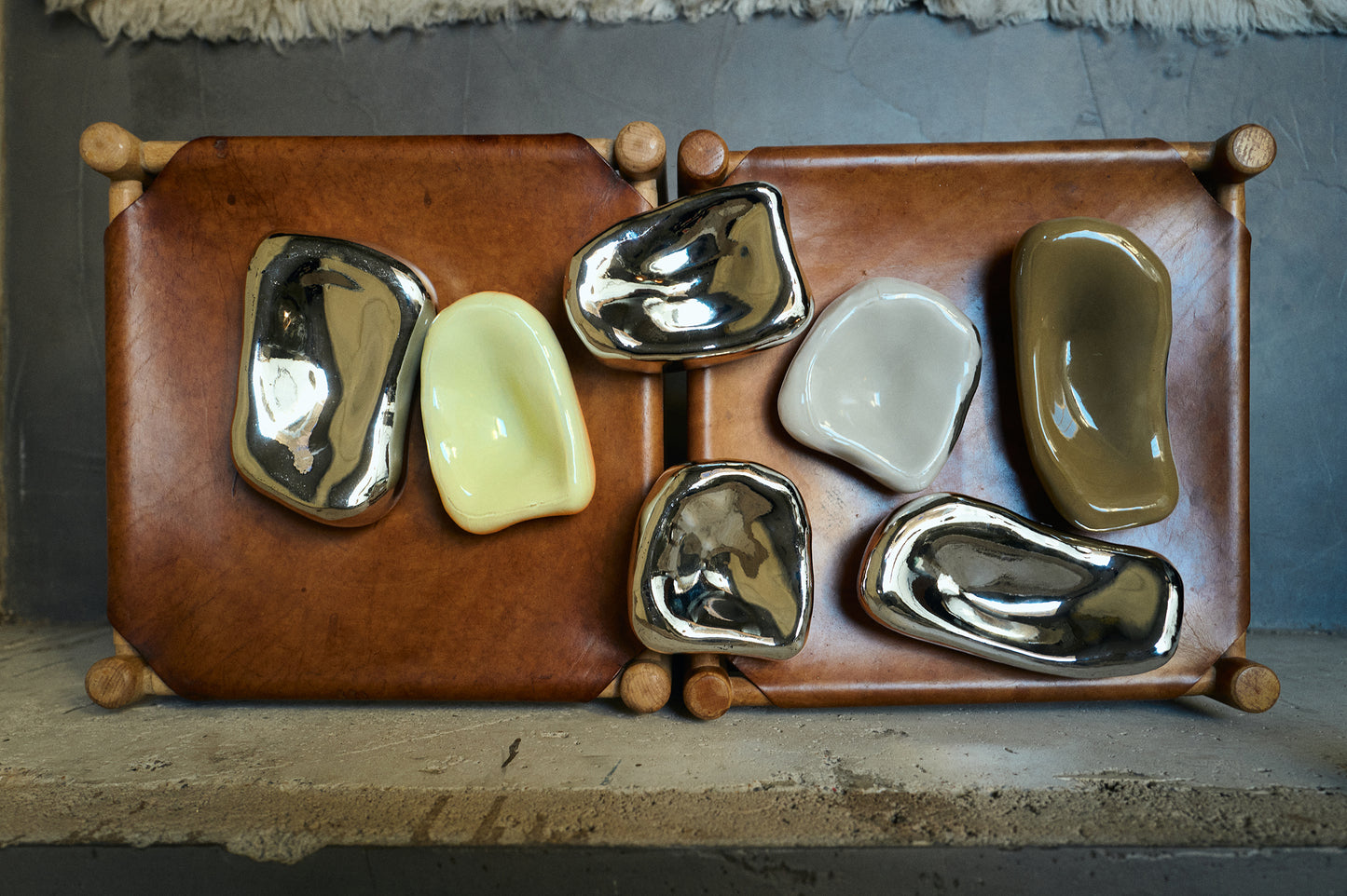 Glasskulptur Chrome
