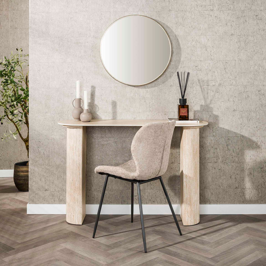 Schminktisch Romano Arch / Keramik Travertin