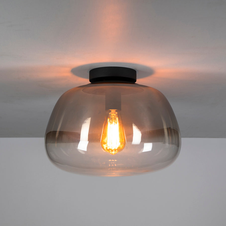 Deckenleuchte Pulse Shaded 1-light / Smoke grey glass