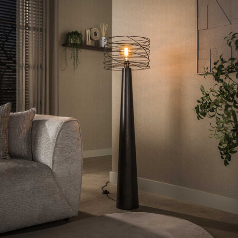 Stehlampe 1-flammig – Urban-Braun