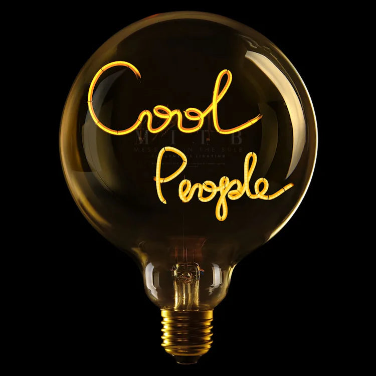 Cool people - Message in the bulb