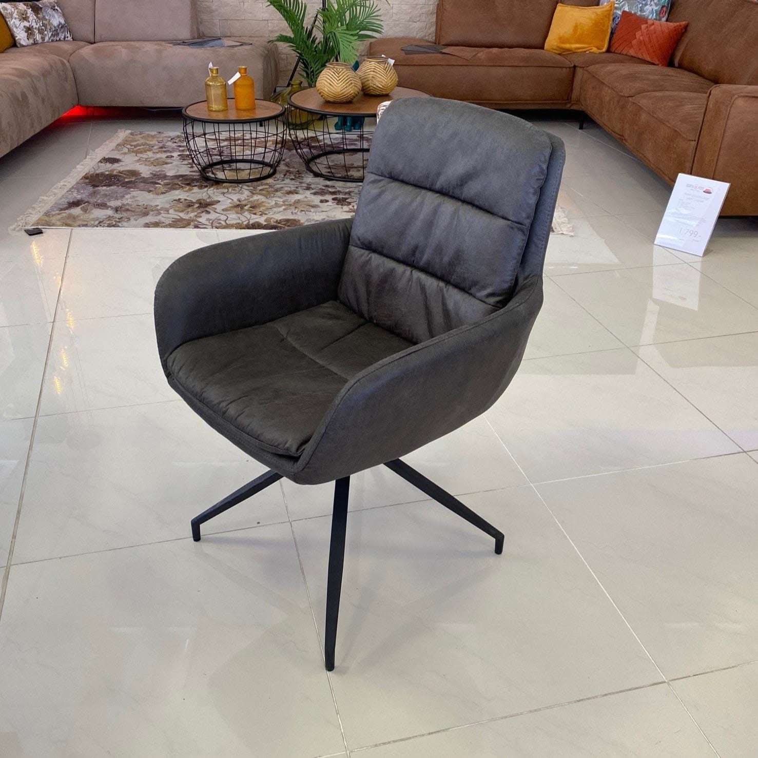 Frank Drehstuhl – Dunkelgrau – Sofa4You