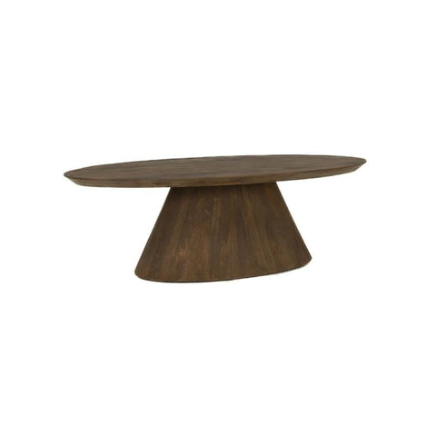 Geilo Couchtisch Mangoholz sandgestrahlt – Erdbraun