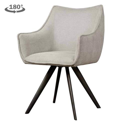 Riviera Drehstuhl - 180° - light Grey