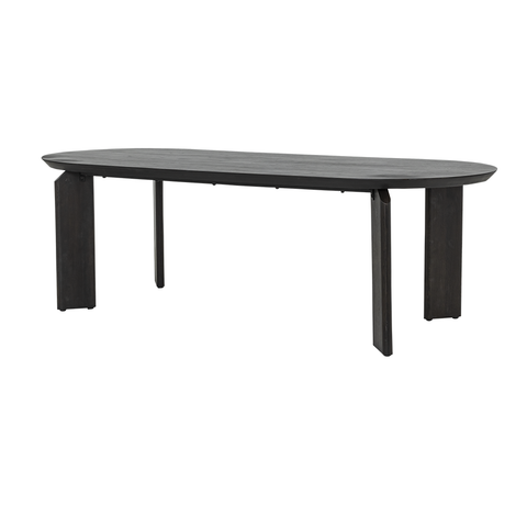 Mando Esstisch oval – Eichenfurnier, Espresso