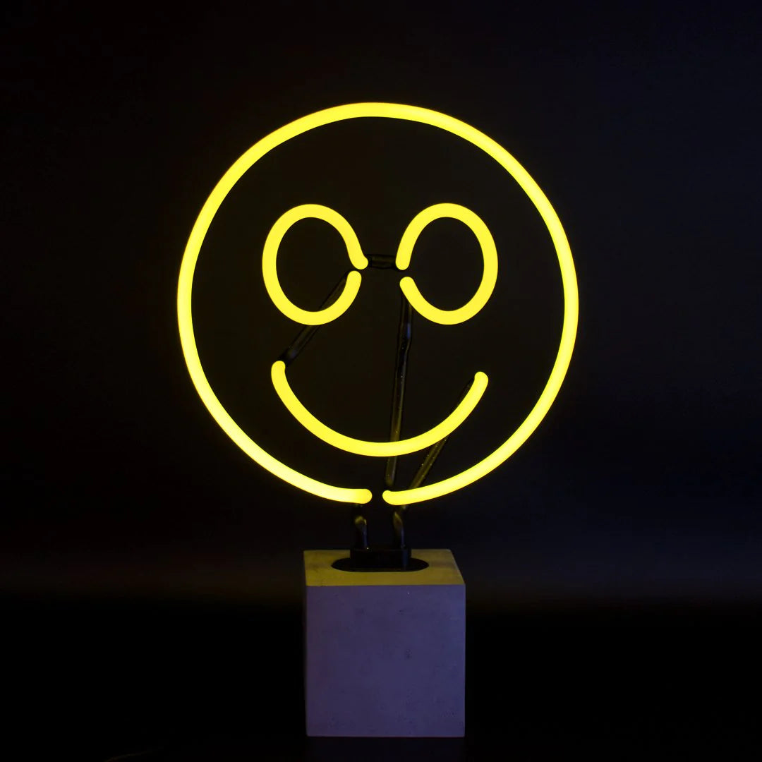 Neonschild 'Smiley'