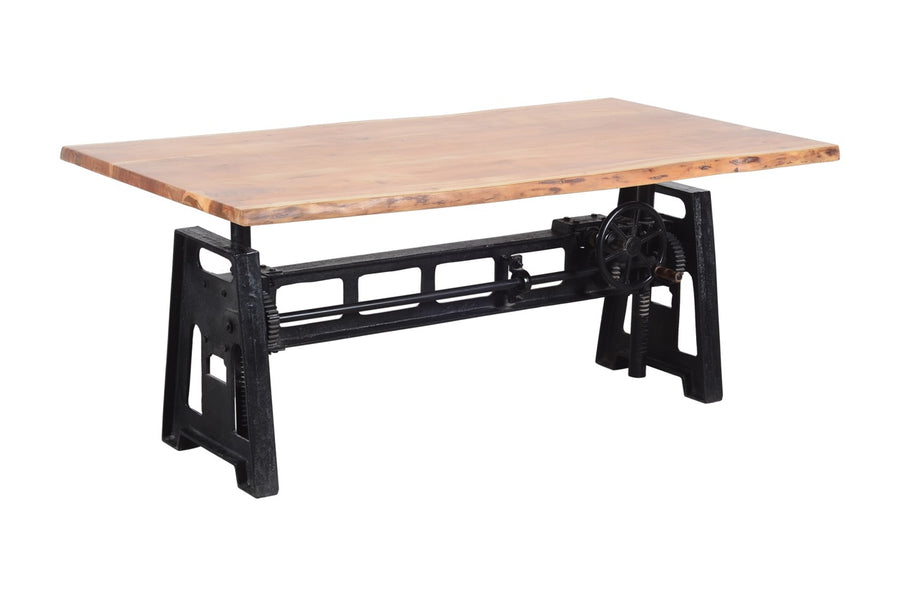 Mango Esstisch mit Kurbelgestell