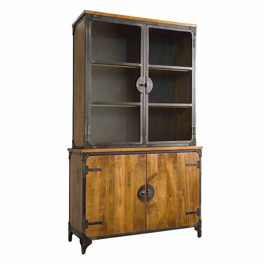 Risor Vitrine Mangoholz – Braun