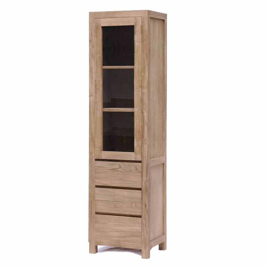 Mora Vitrine Teakholz – Natur