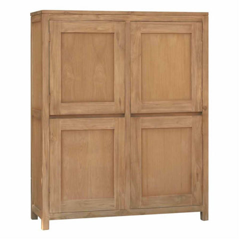 Mora Schrank Teakholz, 4 Türen – Natur