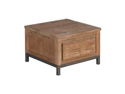 Beistelltisch Torvi Teakholz recycelt – Braun
