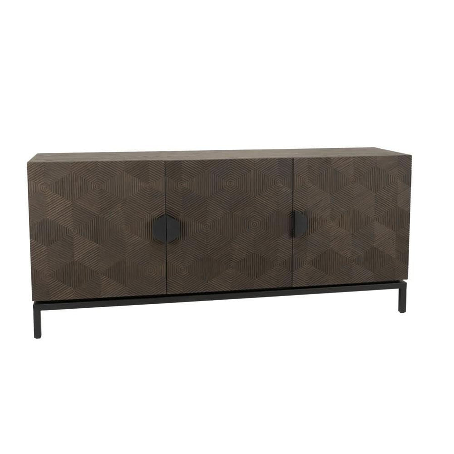 Sideboard Heby Eichenfurnier – Braun