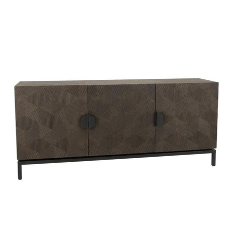 Heby Sideboard Eichenfurnier – Braun