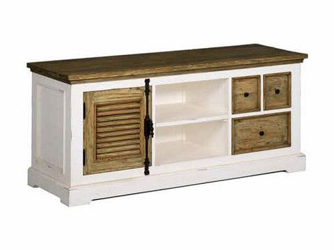 Hvaler TV-Board – Grau White Wash