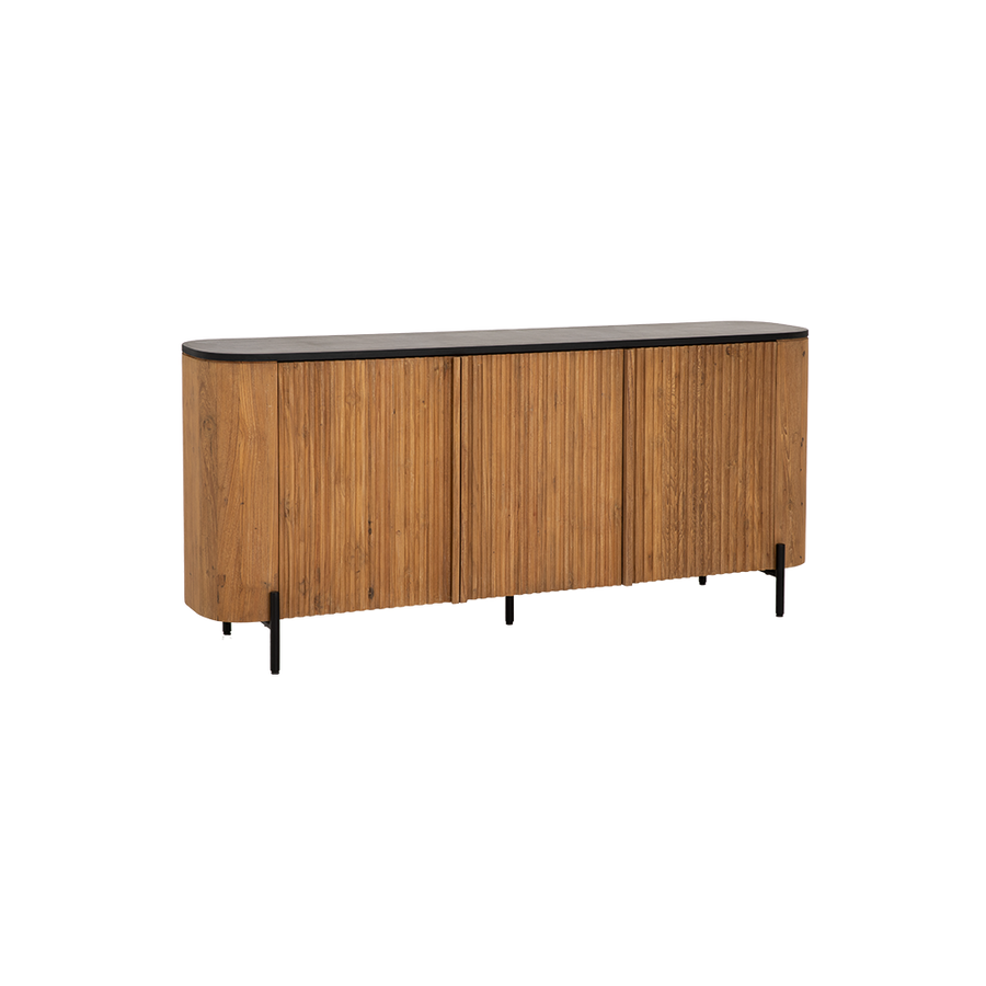 Arild Sideboard Teakholz recycelt – Strohfarben gekalkt