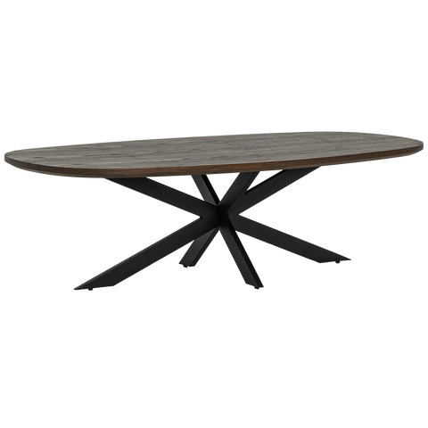 Heby Couchtisch oval Eichenfurnier – Braun