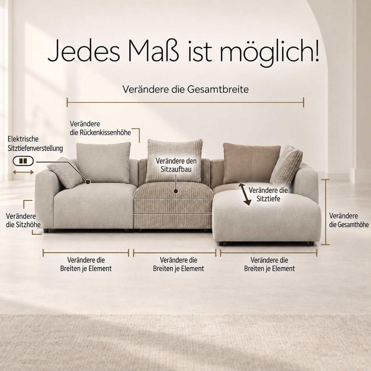 Baue dein Wunschsofa