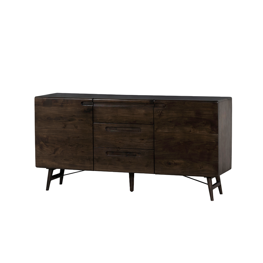 Ribe Sideboard Akazienholz – Espresso