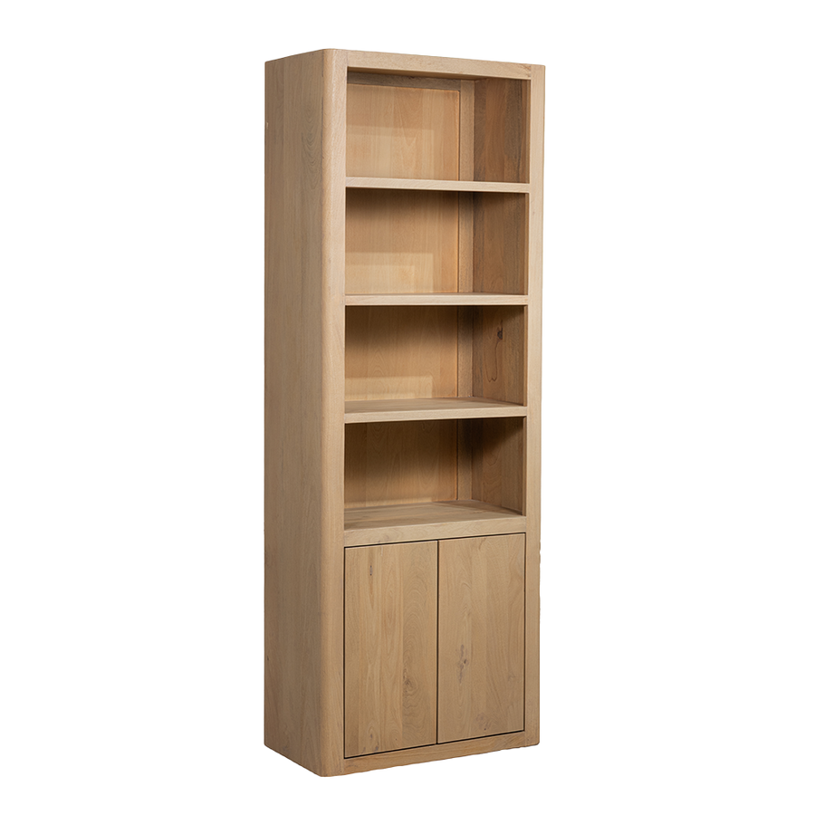 Bücherregal Sunne Mangoholz, modular – Natur