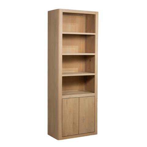 Sunne Bücherregal Mangoholz, modular – Natur