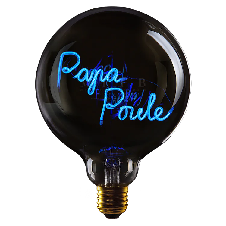 Papa poule - Message in the bulb