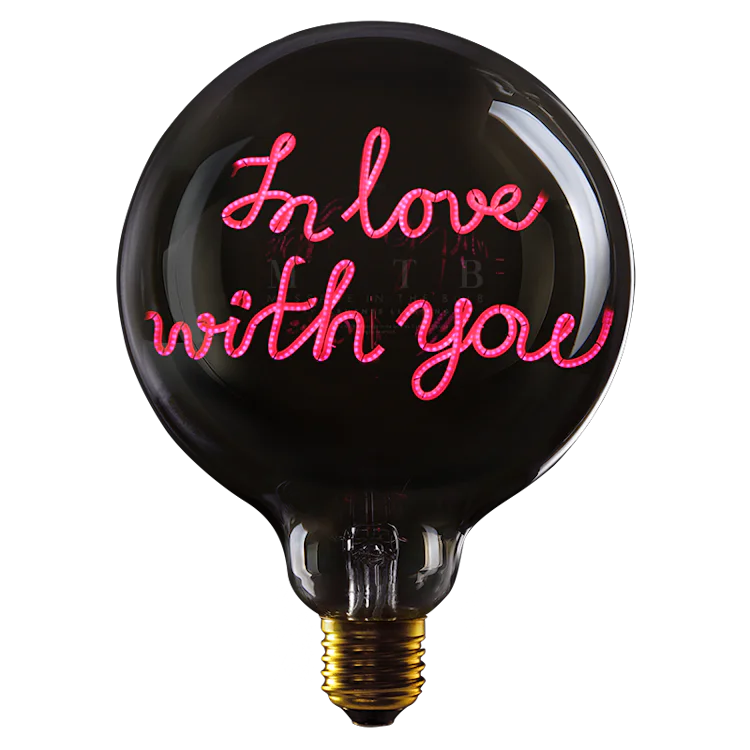 In love with you - Message in the bulb