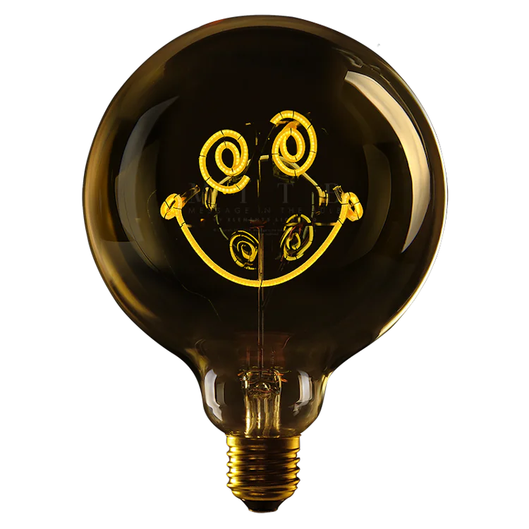Smiley confused - Message in the bulb