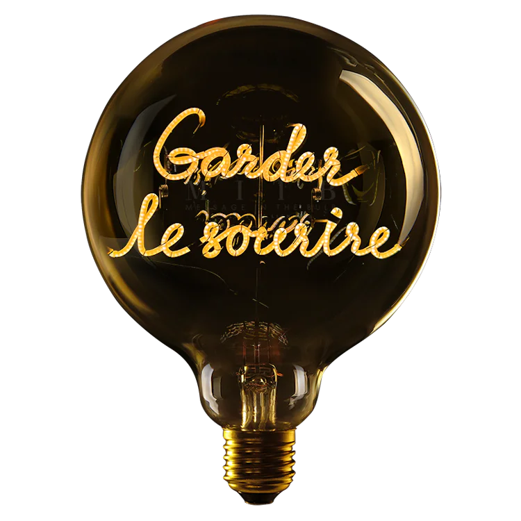 Garder le Sourire - Message in the bulb