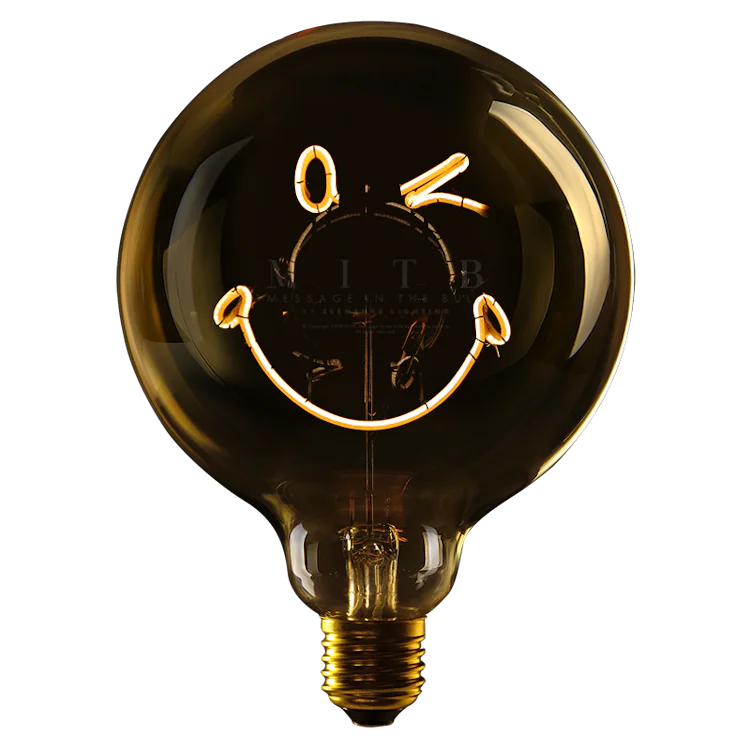 Smiley kindness - Message in the bulb