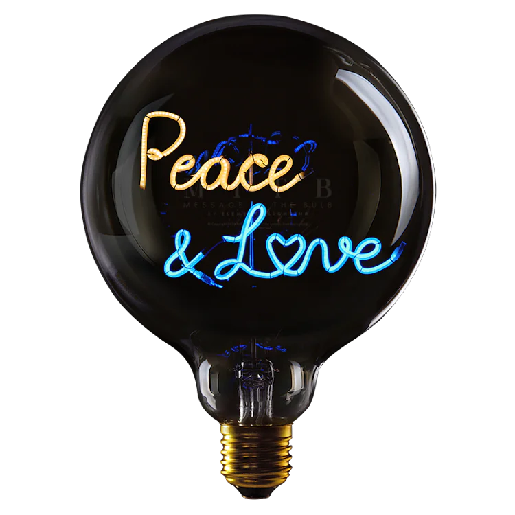 Peace&Love - Message in the bulb