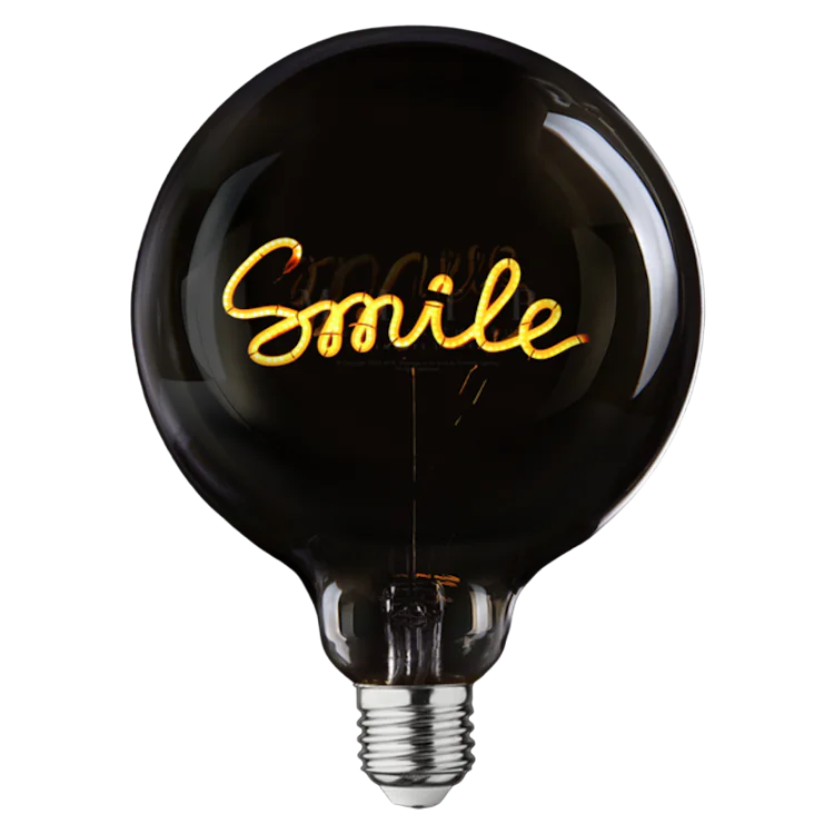 Smile - Message in the bulb