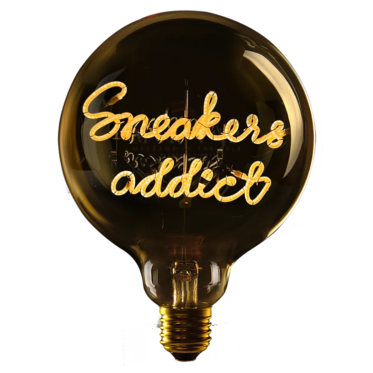 Sneakers addict - Message in the bulb