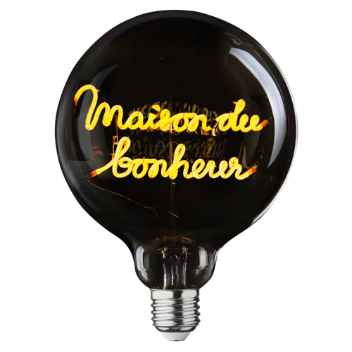 Maison du bonheur - Message in the bulb
