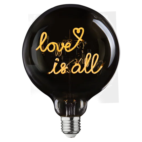 love is all- Message in the bulb