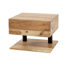 Nachttisch shelve 1 Schublade/Massiv acacia naturel