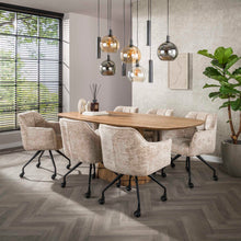 Esstisch Wave Centro deens oval 215cm / Solider Mangosand