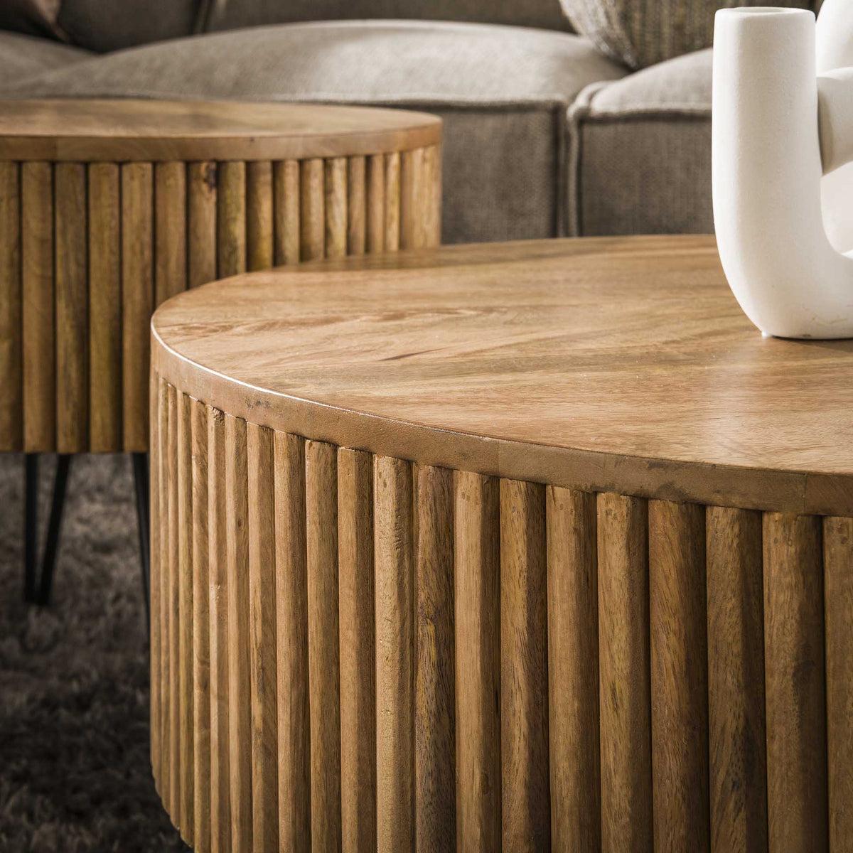 Couchtisch 2er-Set wave rund – Ansicht 2