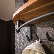 Garderobe round 8 Haken Hutablage