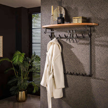 Garderobe round 16 Haken Hutablage