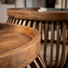 Couchtisch Tweak Curve Set von 2 / Solid Mango Sand