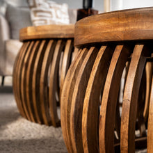 Couchtisch Tweak Curve Set von 2 / Solid Mango Sand
