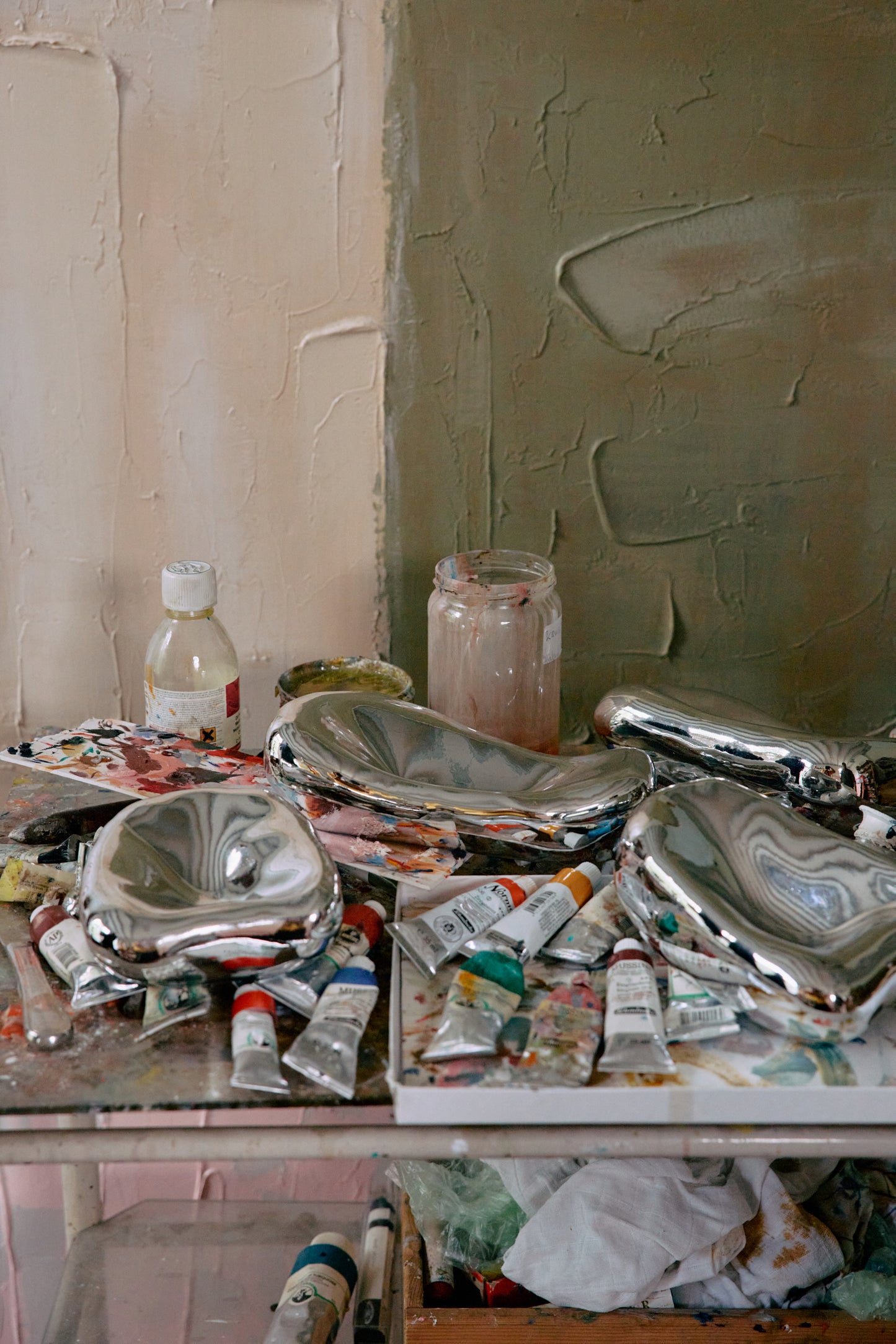 Glasskulptur Chrome