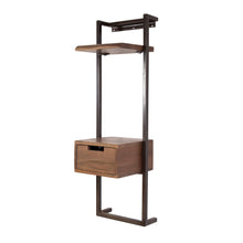 Nachttisch Air Solid XS 1 Schublade / Solid Acacia brown