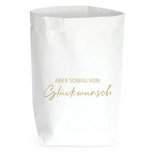 Paper Bag aber sowas von Glückwunsch