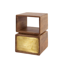 Nachttisch 1 Schublade XS brass