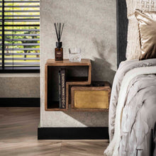 Nachttisch Satz/2 brass