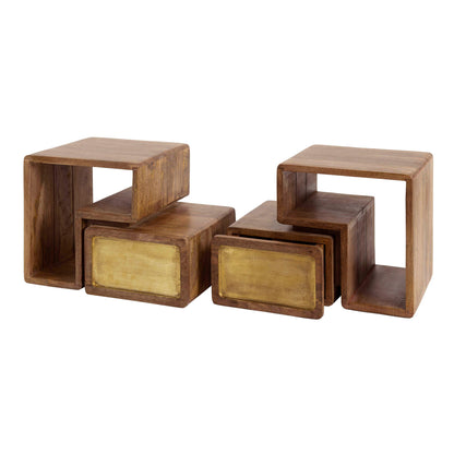 Nachttisch Satz/2 brass