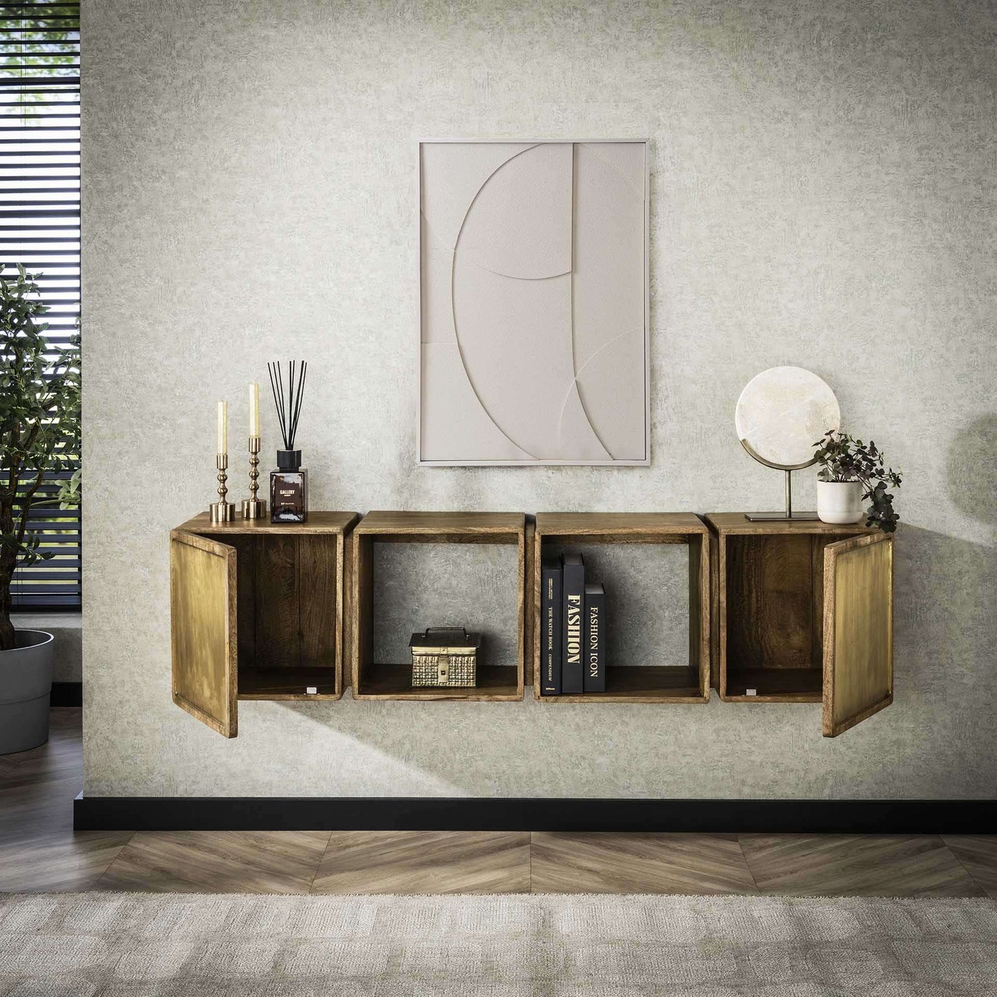 Sideboard 2 türen brass