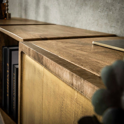 Sideboard 2 türen brass