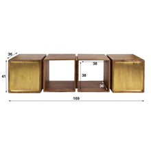 Sideboard 2 türen brass